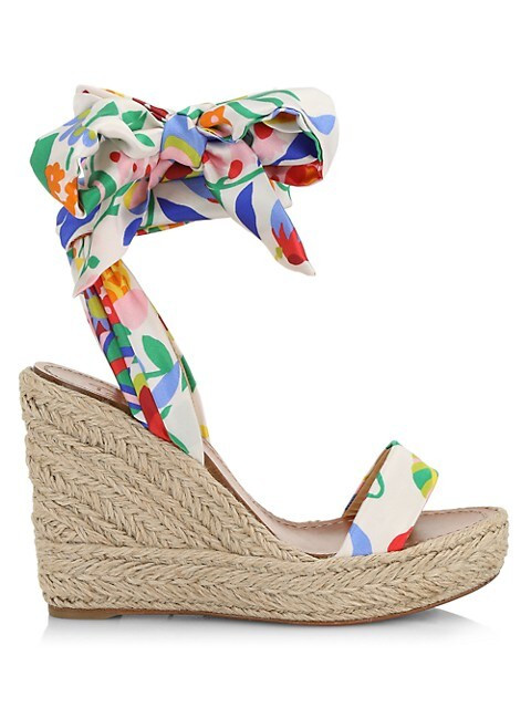 Monica Du Desert Floral Wedge Sandals | Saks Fifth Avenue