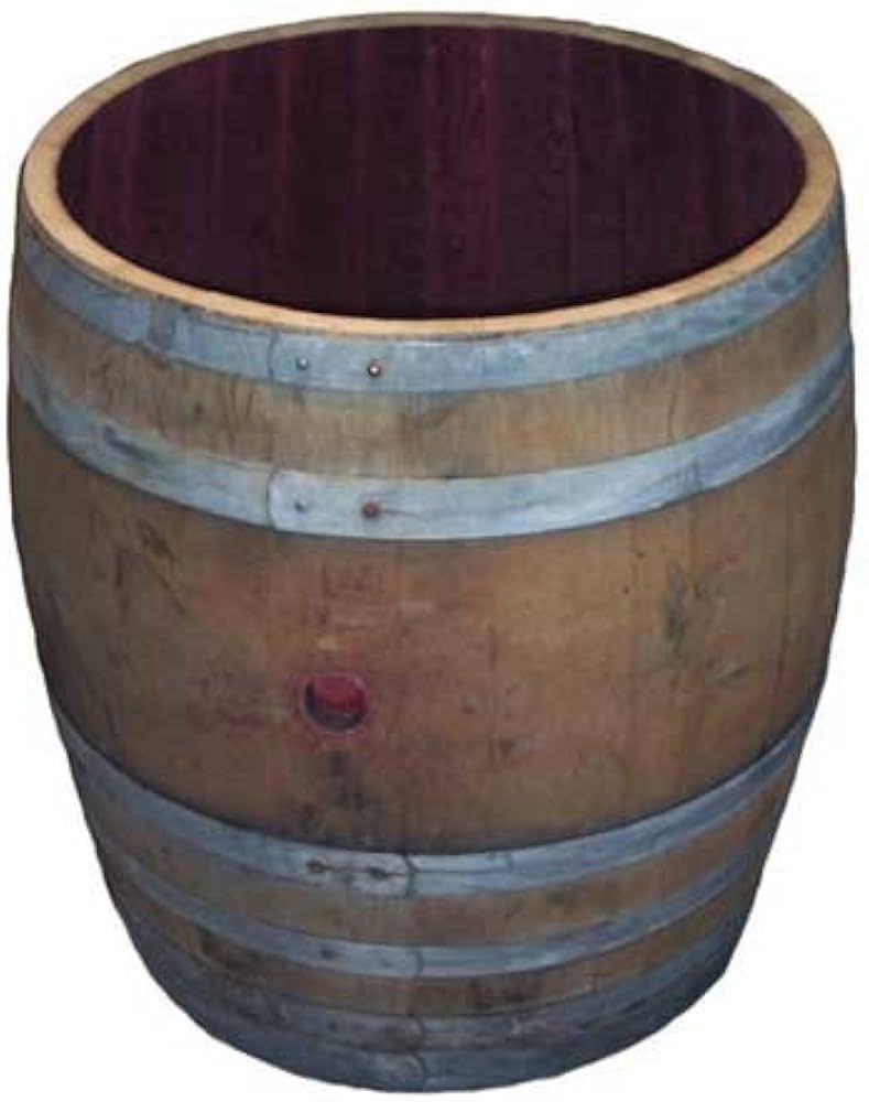 3/4 Wine Barrel Planter or Table Base 27" W x 30" H by Wine Barrel Creations Inc. | Amazon (US)
