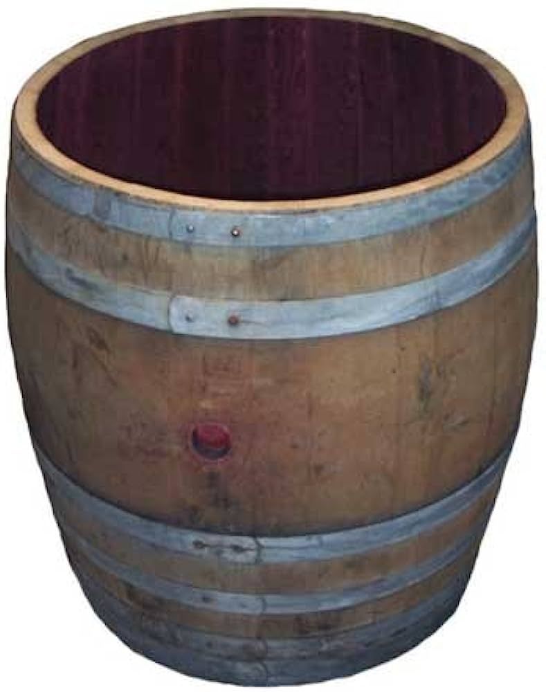 3/4 Wine Barrel Planter or Table Base 27" W x 30" H by Wine Barrel Creations Inc. | Amazon (US)