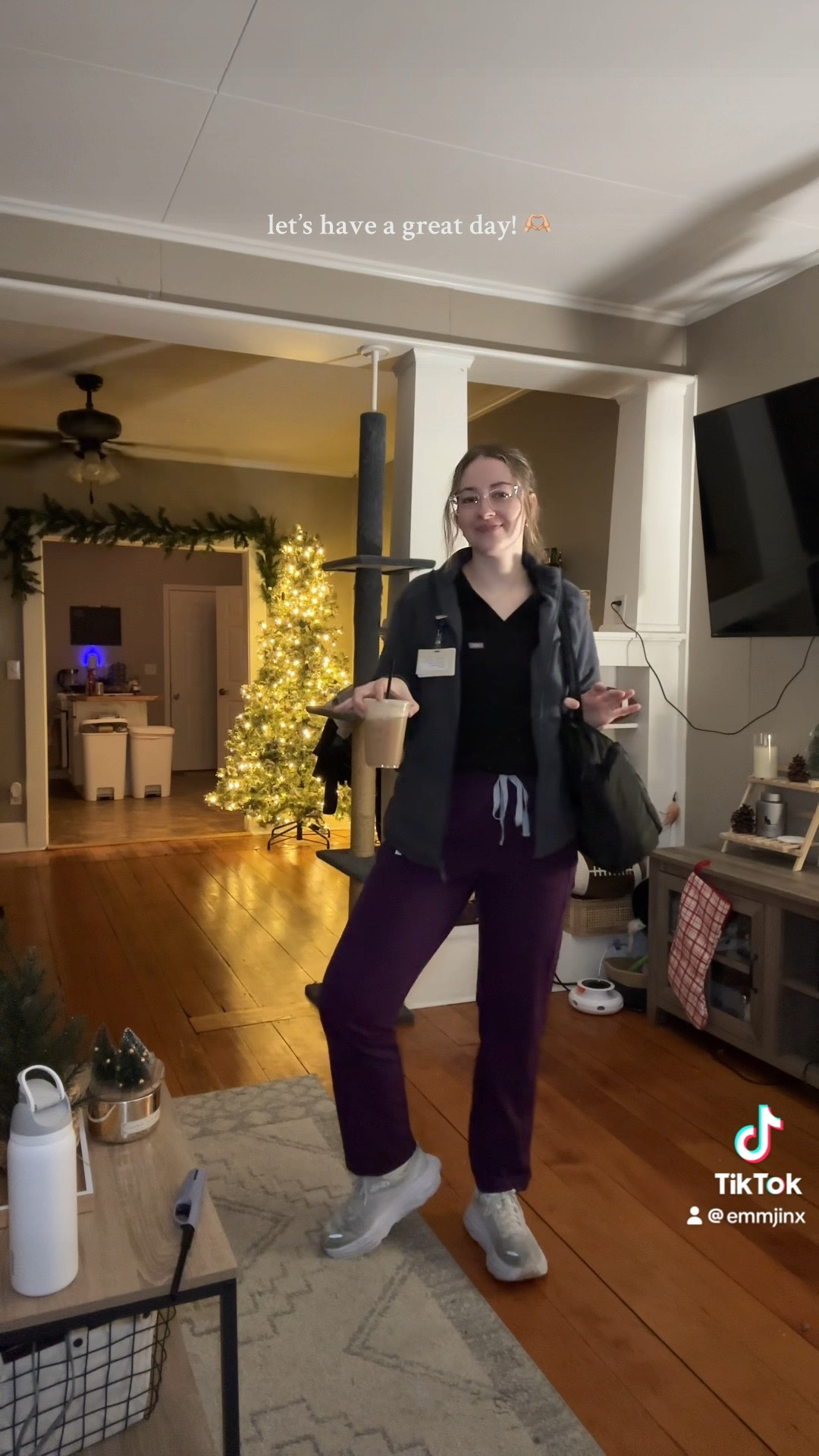 Size small in top, medium in jacket, and medium in bottoms! #ltkscrubs 
Jacket and bottoms are from uniform advantage!

#LTKGiftGuide #LTKSaleAlert #LTKU