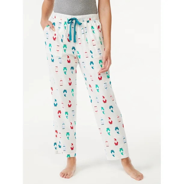 Joyspun Women's and Women's Plus Flannel Lounge Pants, Sizes up to 3X - Walmart.com | Walmart (US)