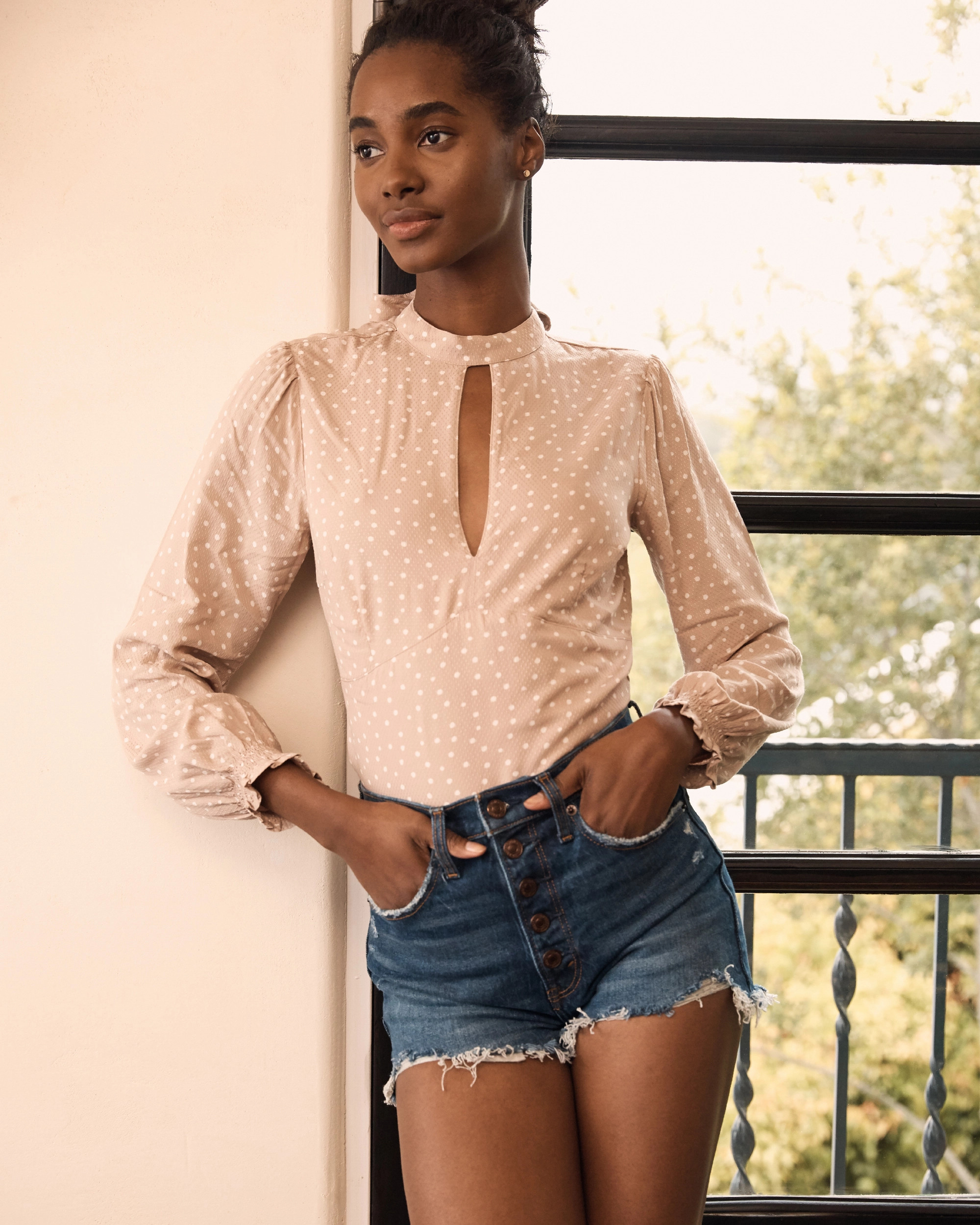 High Rise Mom Shorts | Abercrombie & Fitch (US)