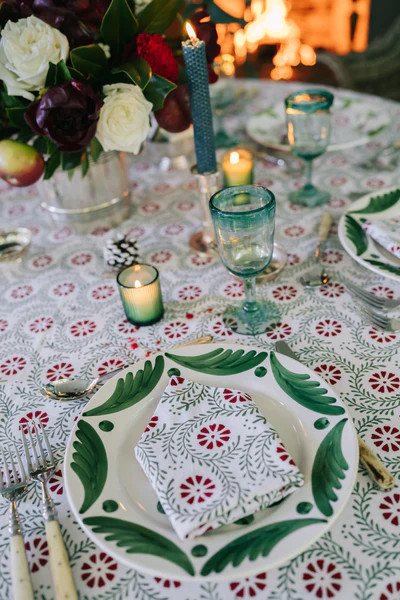 Noel Fleur Provencale  Dinner Napkins | Julia Amory