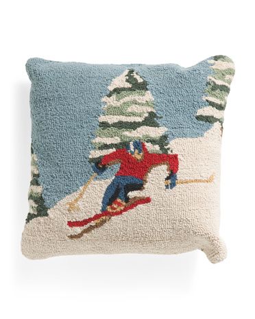 20x20 Skier Pillow | TJ Maxx