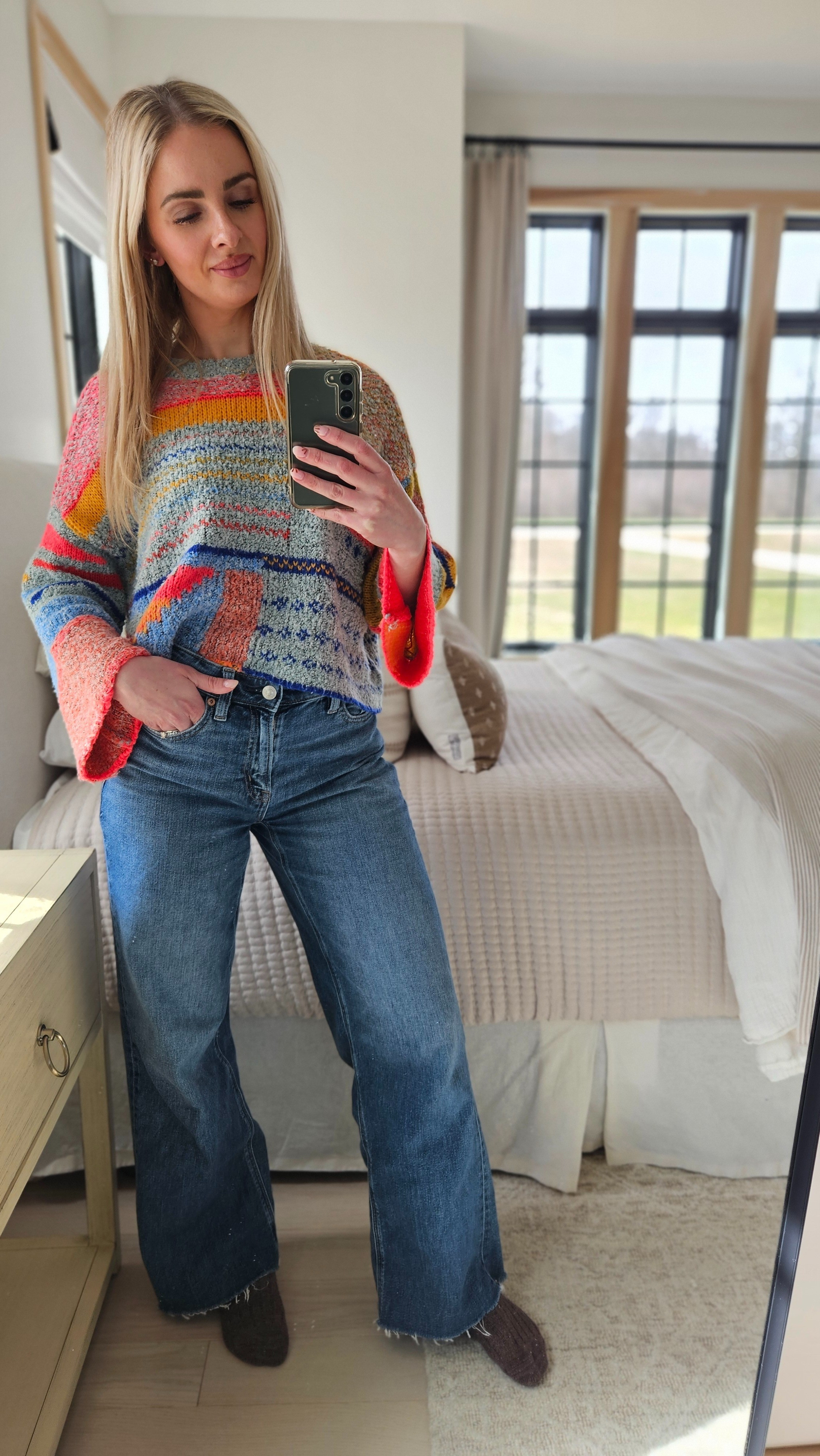 sweater is old..tj maxx find..linking some similar options. Wearing size regular 00 in my fave denim rn from AE!

#LTKootd #LTKPetite #LTKgrwm