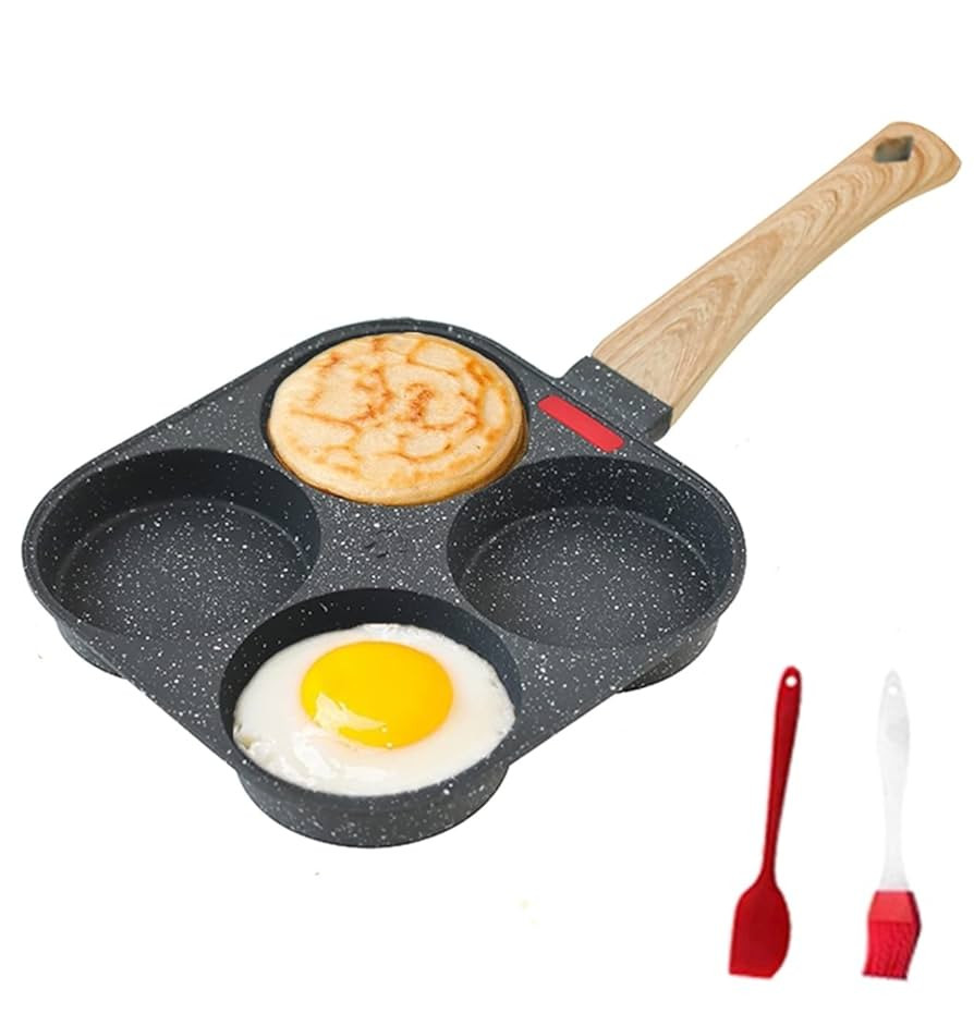 4-Cup Egg Pan Nonstick, and Healthy Granite Egg Frying Pan, Versatile Breakfast Skillet for Eggs,... | Amazon (US)