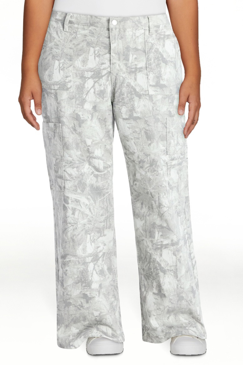 No Boundaries Cargo Wide Leg Jeans, 31.5" Inseam, Women's | Walmart (US)