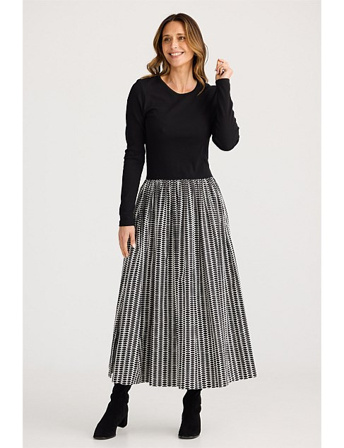 Daphne Long Sleeve Dress | David Jones (Australia & New Zealand)