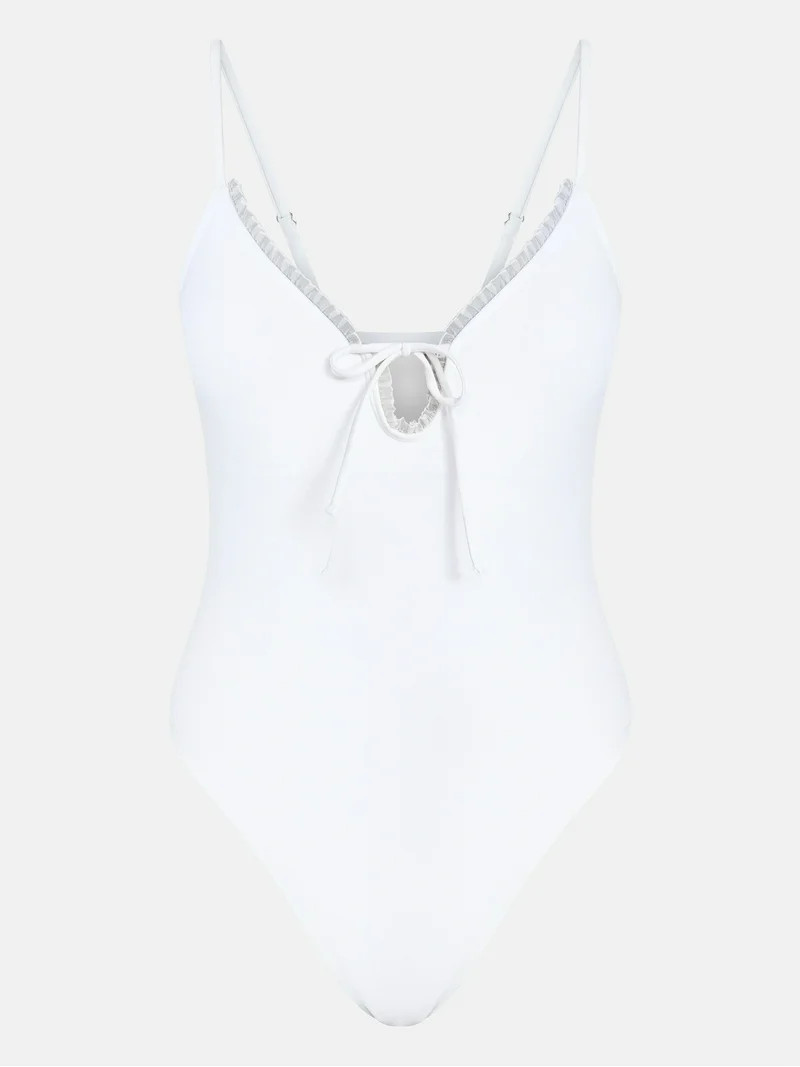 No Boundaries Keyhole One-Piece Swimsuit, Women's XXS-XXL | Walmart (US)