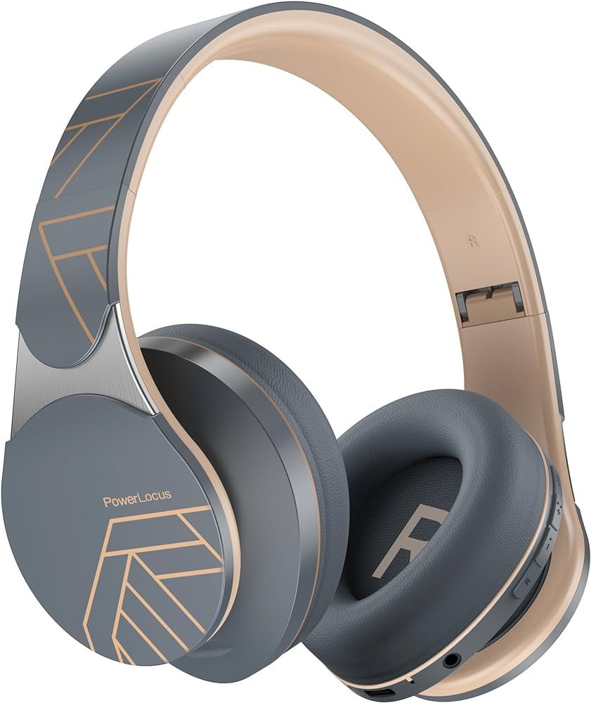 Amazon.com: PowerLocus Bluetooth Headphones Over Ear, 40H Playtime with 4 EQ Modes, Wireless Head... | Amazon (US)