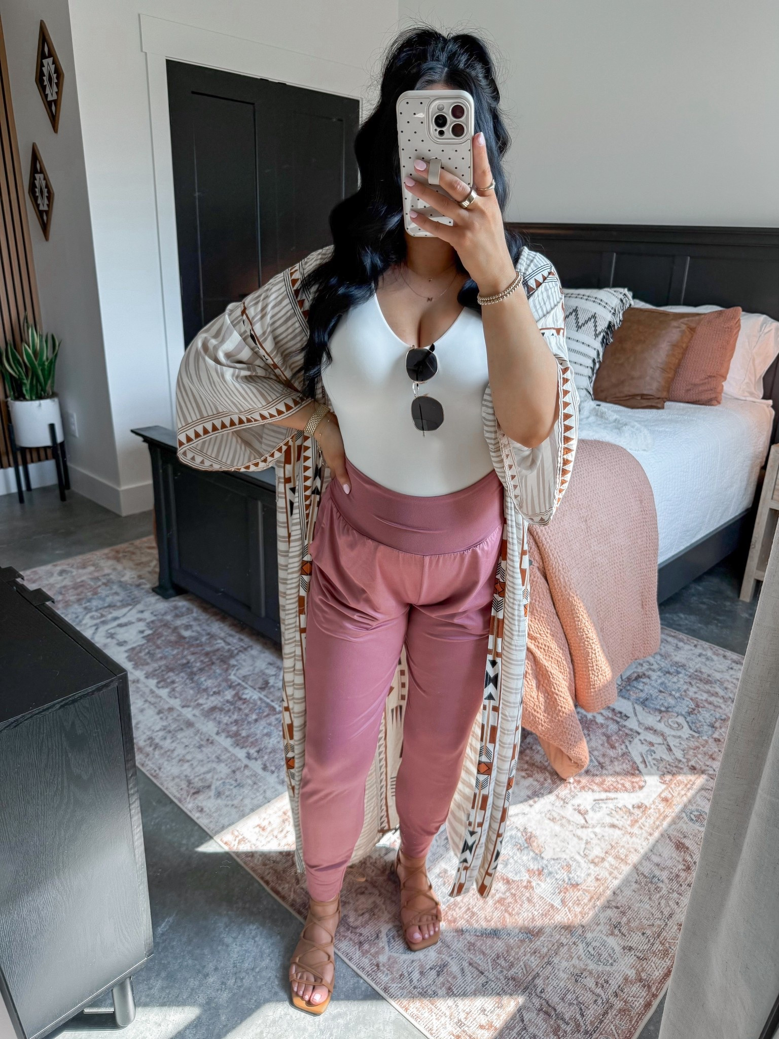 Boho Spring Outfit 🤍

Bodysuit - sized up one to a medium for the bump
Pants - small

I've shared this boho inspired outfit for the last 3 years and it's always a hit 👏🏼  It's cute, comfortable AND bump friendly! 

#bohooutfit #bumpfriendly #bumpstyle #springoutfit #casualoutfitideas #affordablefashion  



#LTKootd #LTKBump