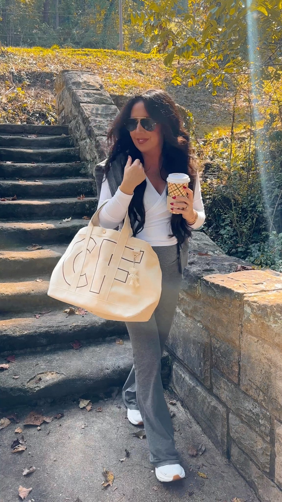 Grey Athleisure outfit
White yoga top
Personalized bag


#LTKFindsUnder50 #LTKActive #LTKFindsUnder100