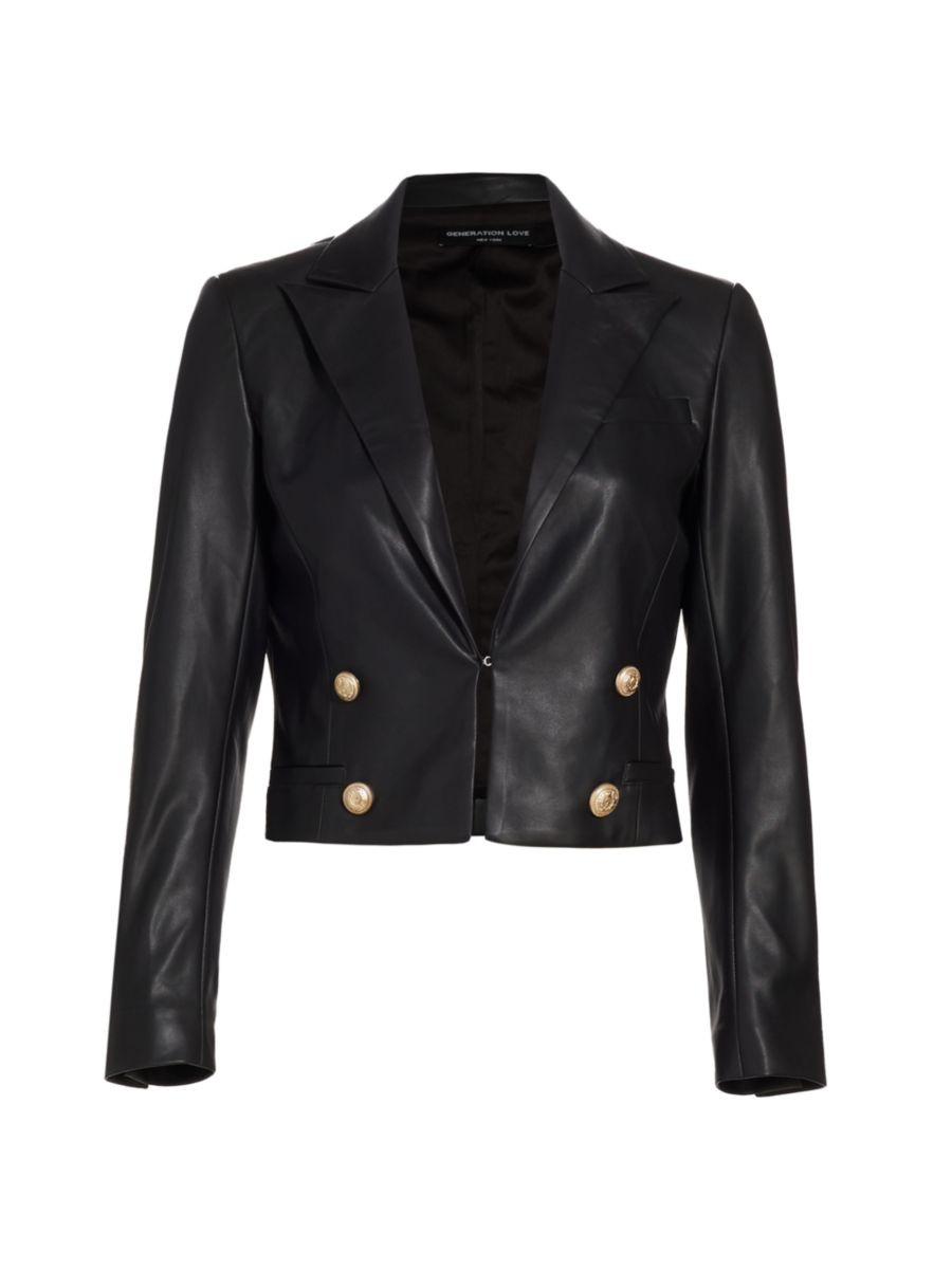 Penn Vegan Leather Blazer | Saks Fifth Avenue