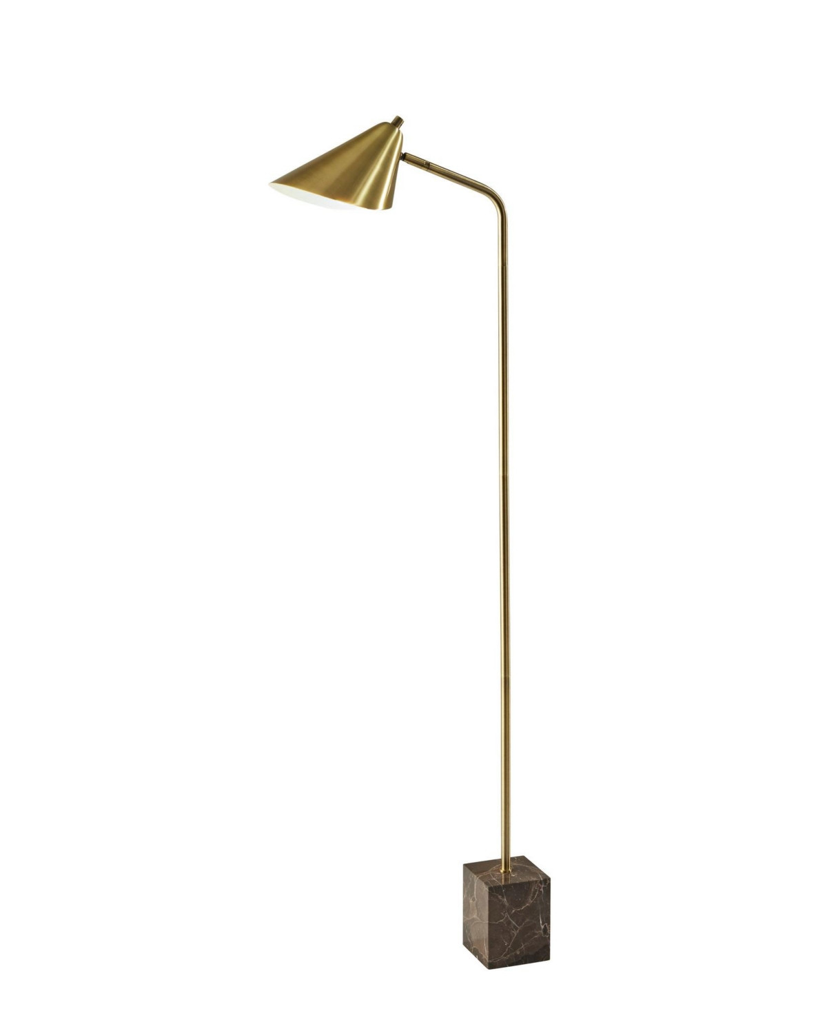Adesso Hawthorne Floor Lamp - Antique-like Brass | Macy's