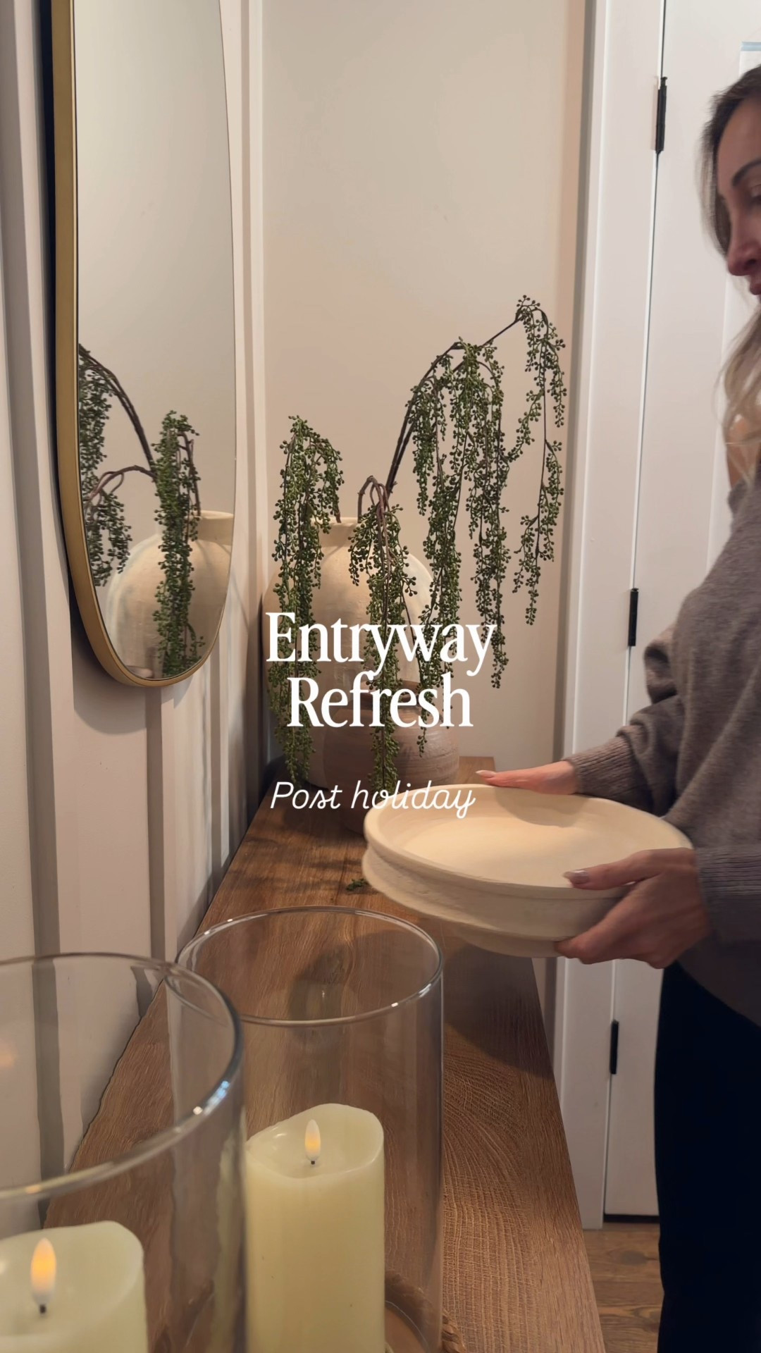 I love my post holiday entryway table refresh! So many incredible New Items from Target just dropped! 

Studio McGee
Hearth & Hand 
Target

#LTKHome #LTKFindsUnder50 #LTKdayinmylife