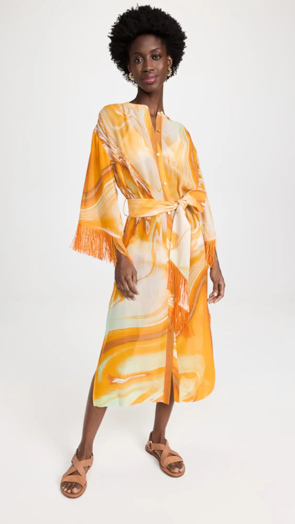 Odelia Marble Printed Cover Up | Shopbop
