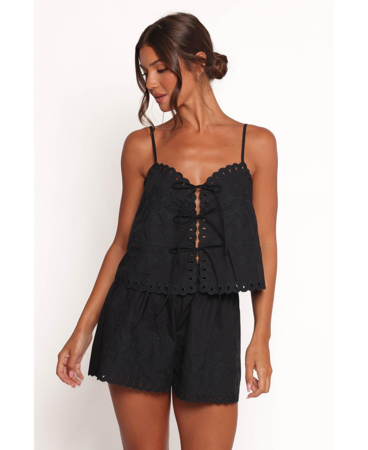 Petal and Pup Women's Morena Short Set - Black | Macy's