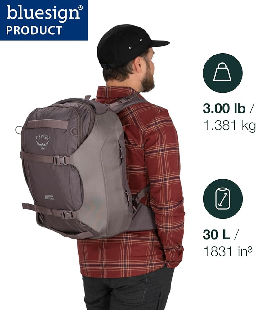 Osprey Sojourn Porter 30L Travel Backpack, Koseret Green | Amazon (US)