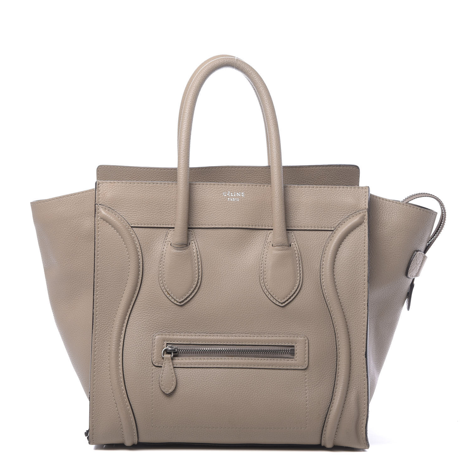 Drummed Calfskin Mini Luggage Dune | Fashionphile