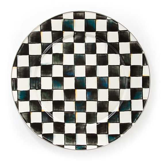 MacKenzie-Childs | Courtly Check Enamel Serving Platter | MacKenzie-Childs