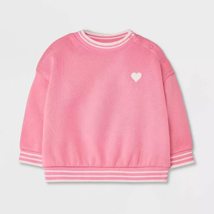 Baby Girls' Graphic Sweatshirt - Cat & Jack™ | Target