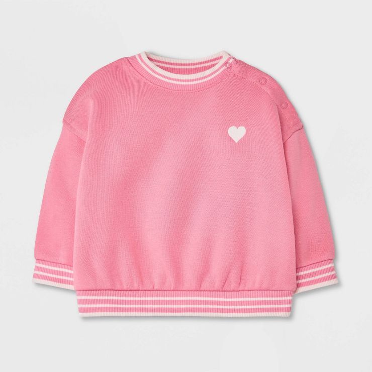 Baby Girls' Graphic Sweatshirt - Cat & Jack™ | Target