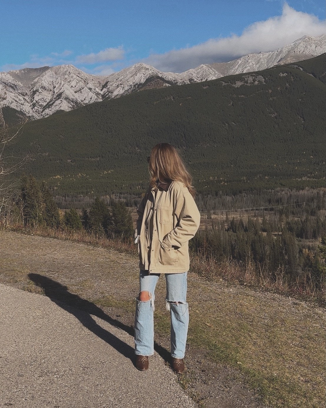 fall in the mountains 🏔️ 

wearing a small in jacket + sweater. boots fit true to size. 

#LTKfall #LTKstyletip #LTKcanada