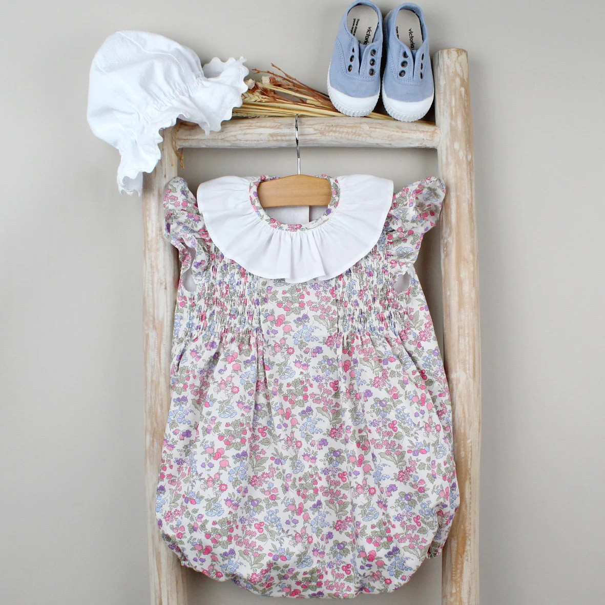 Pukatuka Girls Liberty Alice Romper | Dear James