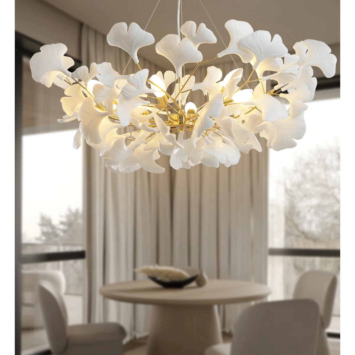Light Ginkgo Chandelier | Wayfair North America