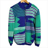 1980S Vintage Sweater Jacket With Zip Front - Unisex M-L | Etsy (US)