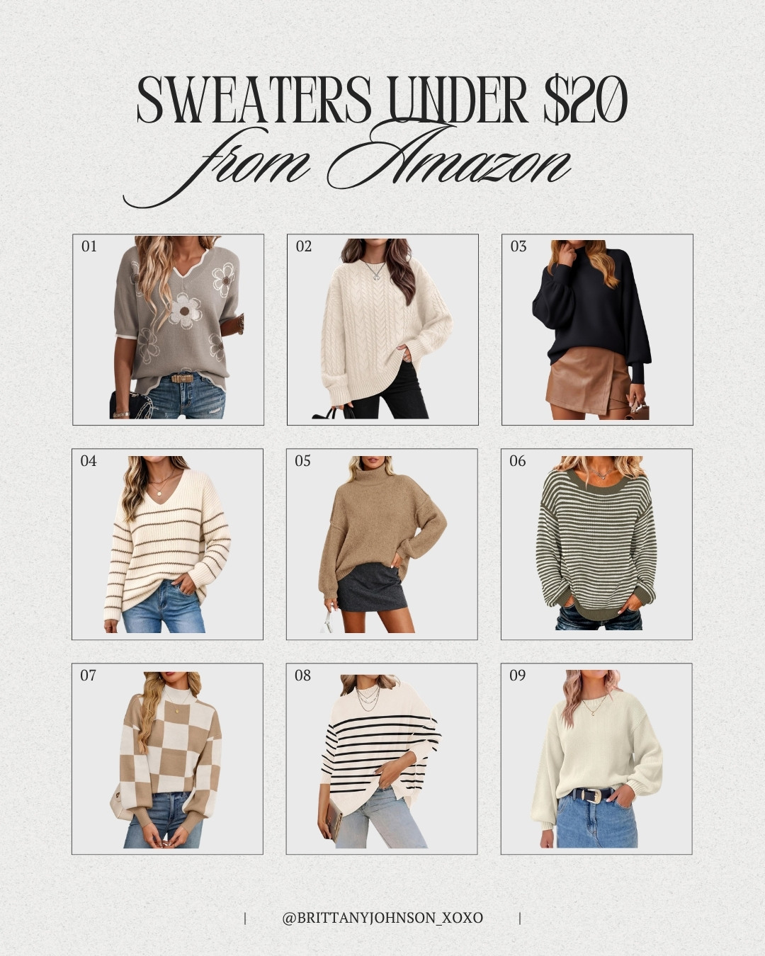 Amazon sweaters under $20?! 😍 So many cute finds for fall and winter! 🍂🤎 

 #LTKootd #LTKSeasonal #LTKSaleAlert