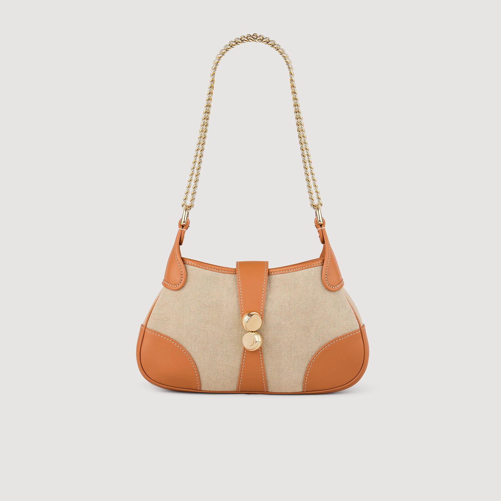Janet canvas and leather bag | Sandro US | Sandro-Paris US