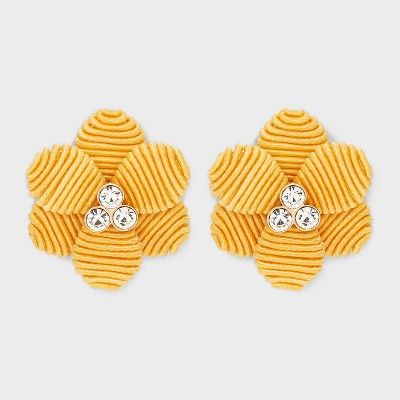 SUGARFIX by BaubleBar In Full Bloom Statement Stud Earrings - Yellow | Target
