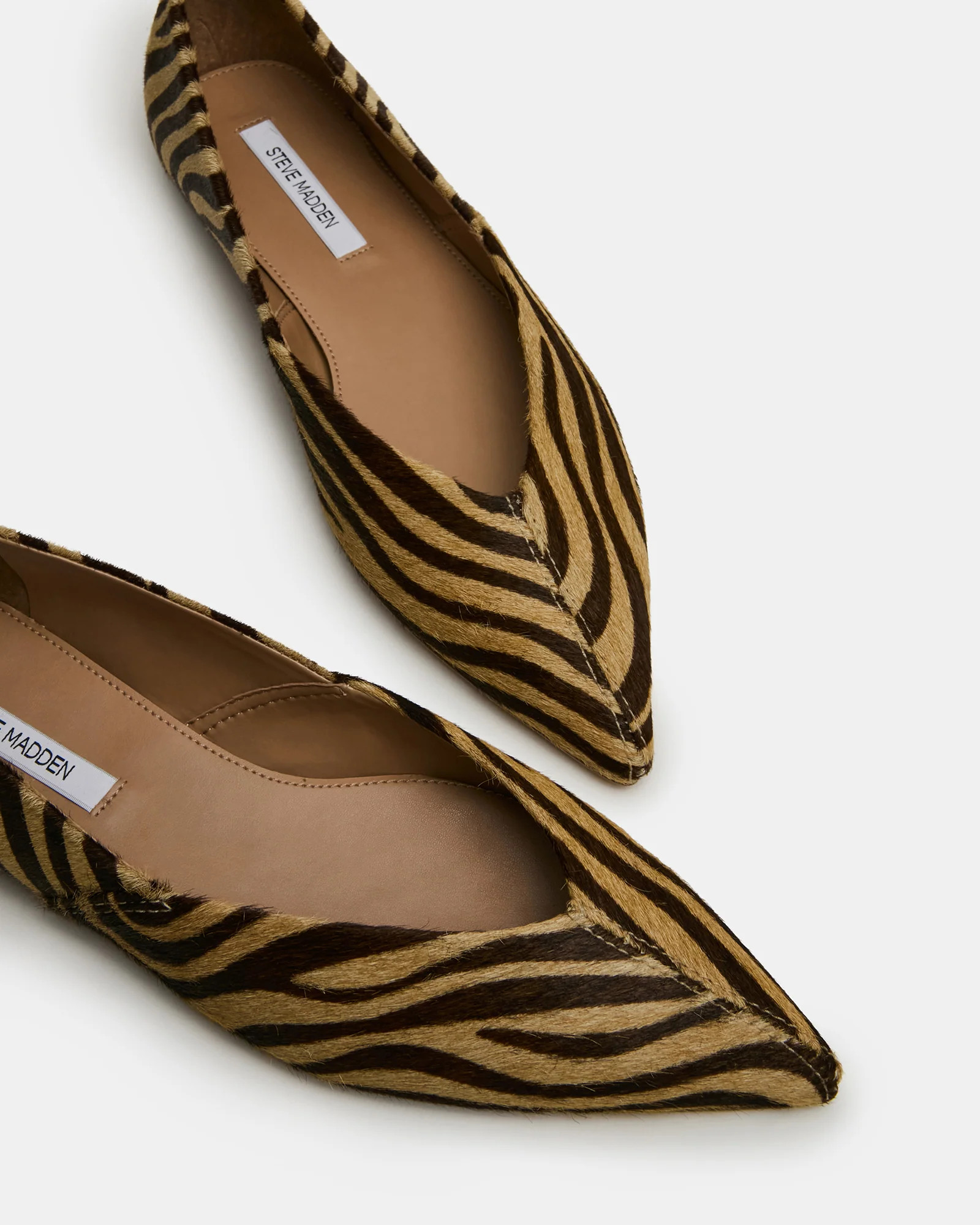 TOVI Tiger Pointed-Toe Ballet Women's Flat | Steve Madden (US)