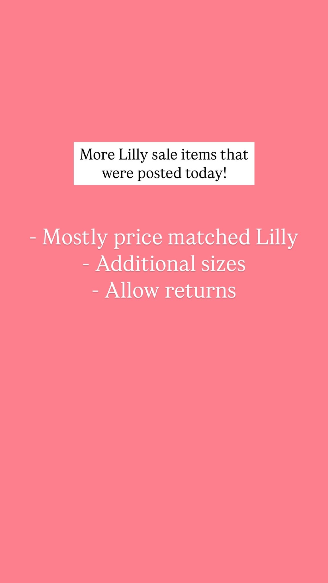 Lilly Pulitzer sale 

#LTKFindsUnder50 #LTKSaleAlert #LTKSeasonal