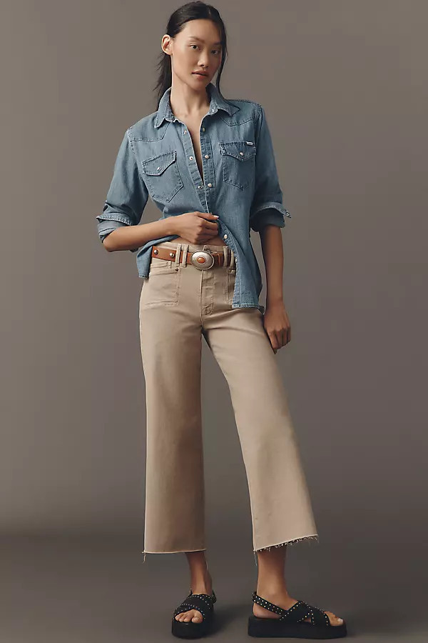 Anessa High-Rise Wide-Leg Jeans | Anthropologie (US)