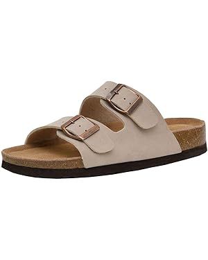 CUSHIONAIRE Women's Lane Cork Footbed Sandal With +Comfort | Amazon (US)