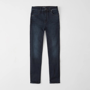 High Rise Super Skinny Ankle Jeans | Abercrombie & Fitch (US)