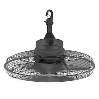 Calthorpe 20 in. Portable Natural Iron Ceiling Fan | The Home Depot