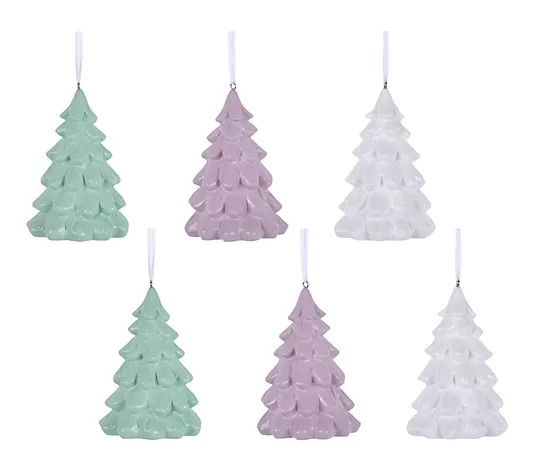 Temp-tations Set of (6) 5" Character Ornaments - QVC.com | QVC