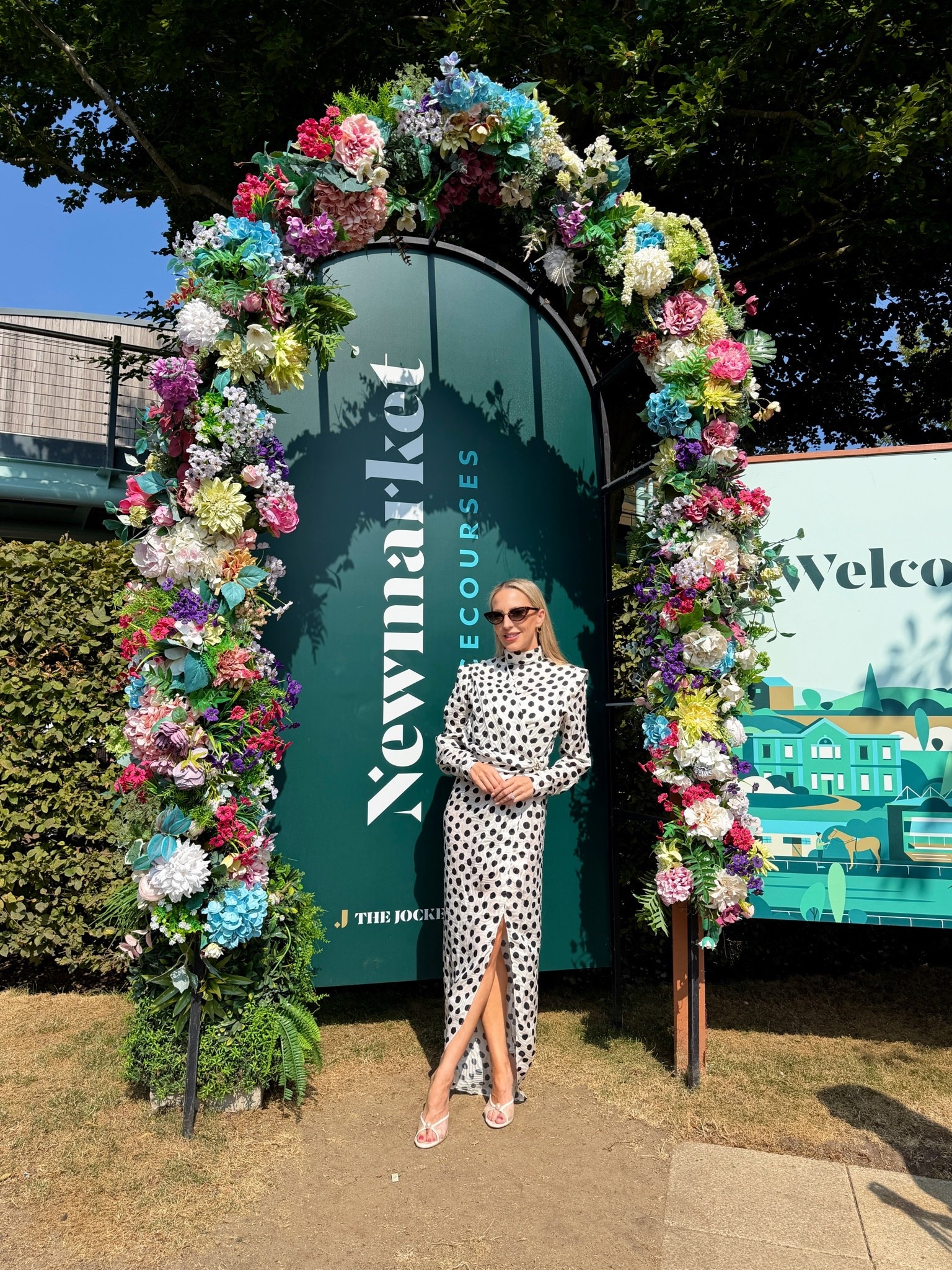 Horse racing outfit inspo 🐎 We had a lovely day at Newmarket and this long sleeve polka dot maxi dress wa a hit. Polka dots are a massive summer trend and suit everyone!

#LTKootd #LTKSeasonal #LTKPetite