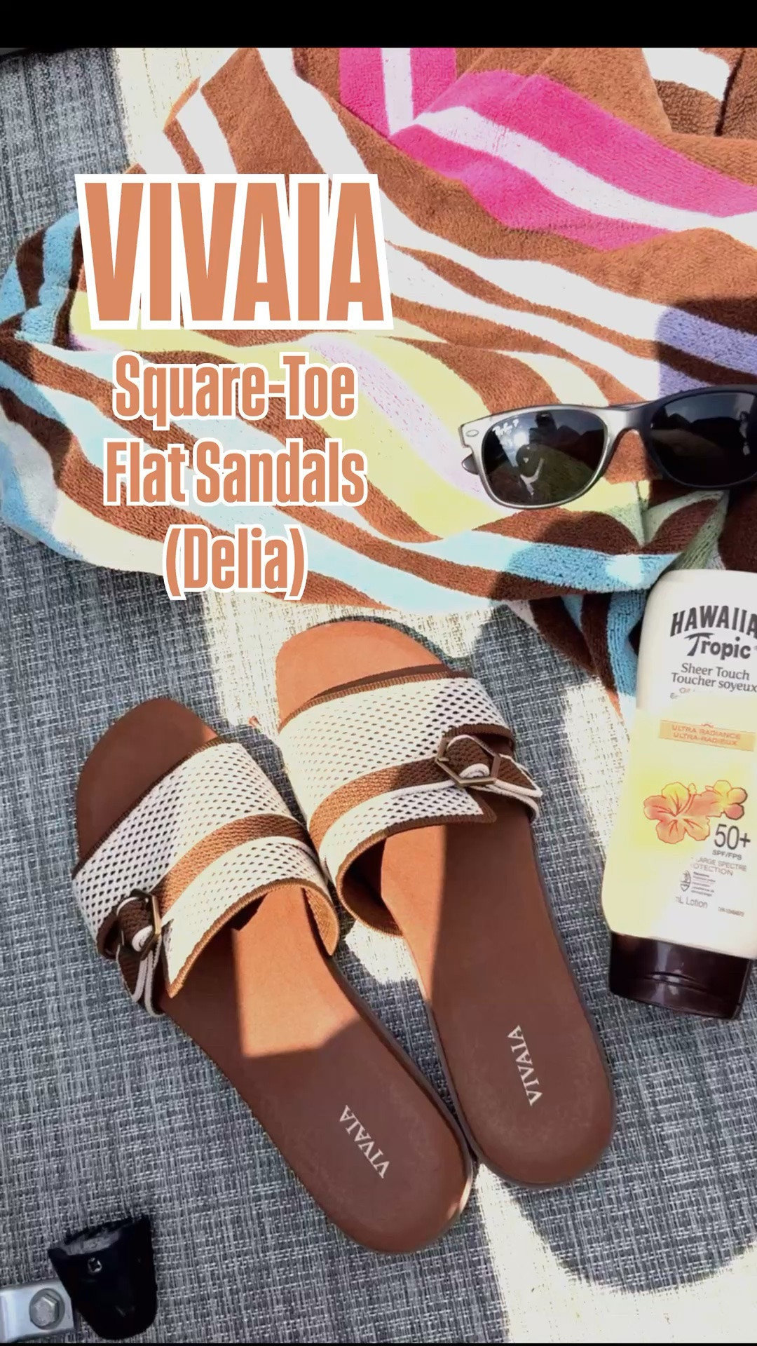 VIVAIA Square-Flat Sandals (Delia)
These flats are one of the most comfortable summer shoes. They are perfect for hanging out on the dock running errands going to the beach or having a drink on the patio.  You will definitely wanna make sure that you pack these for your next vacation   They’re not only comfortable they are chic and stylish.
@VIVAIA

#LTKshoes