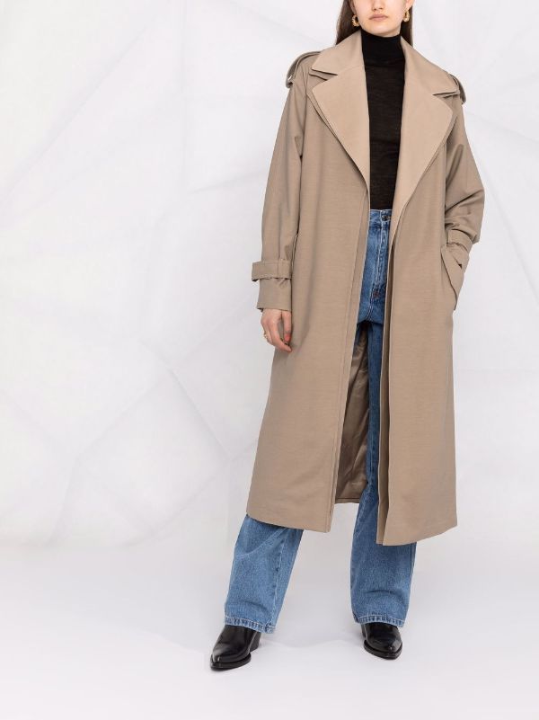 tied-waist trench coat | Farfetch (UK)