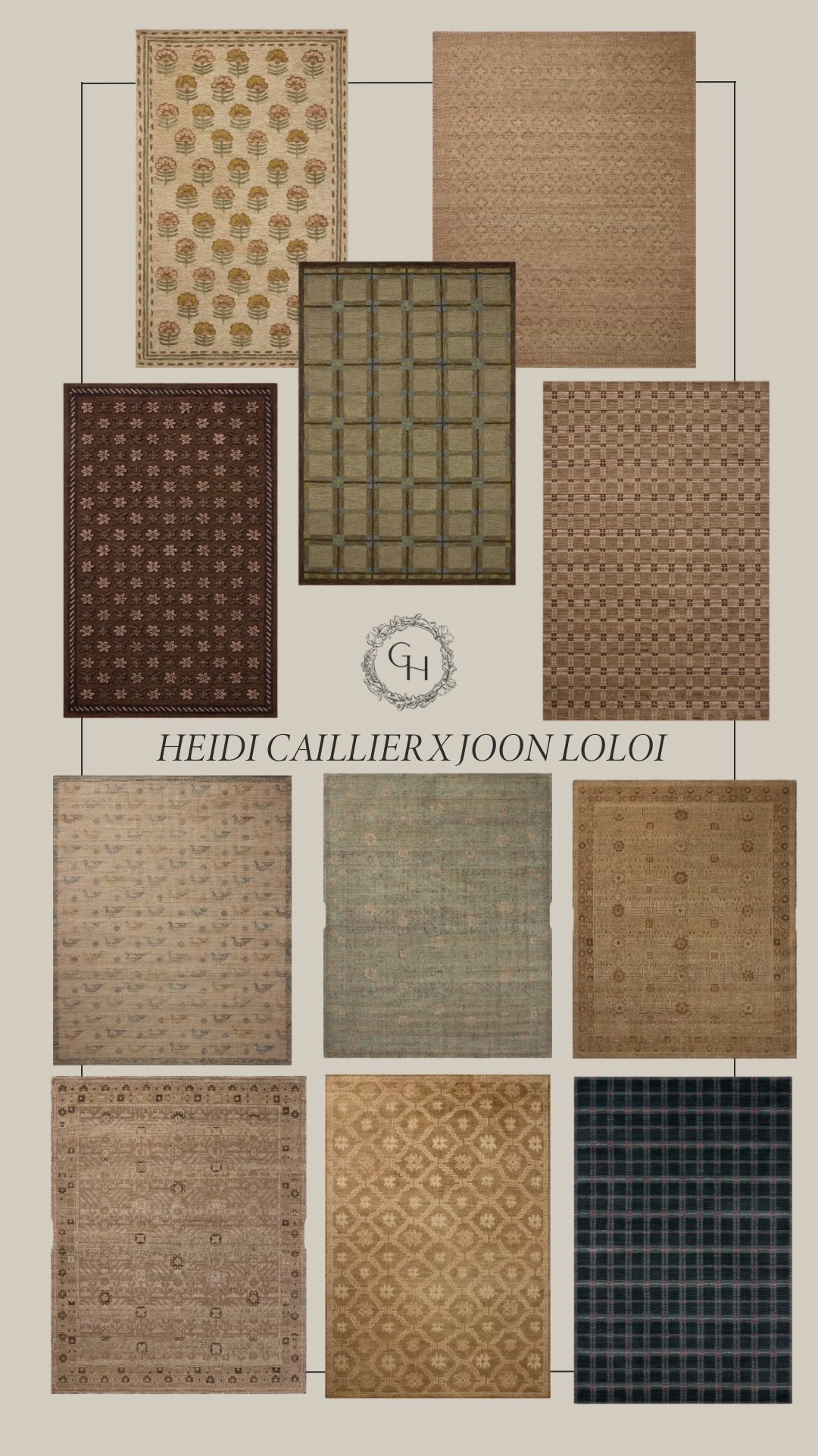 Heidi Caillier x Joon Loloi rug favorites!

#LTKHome #LTKSeasonal