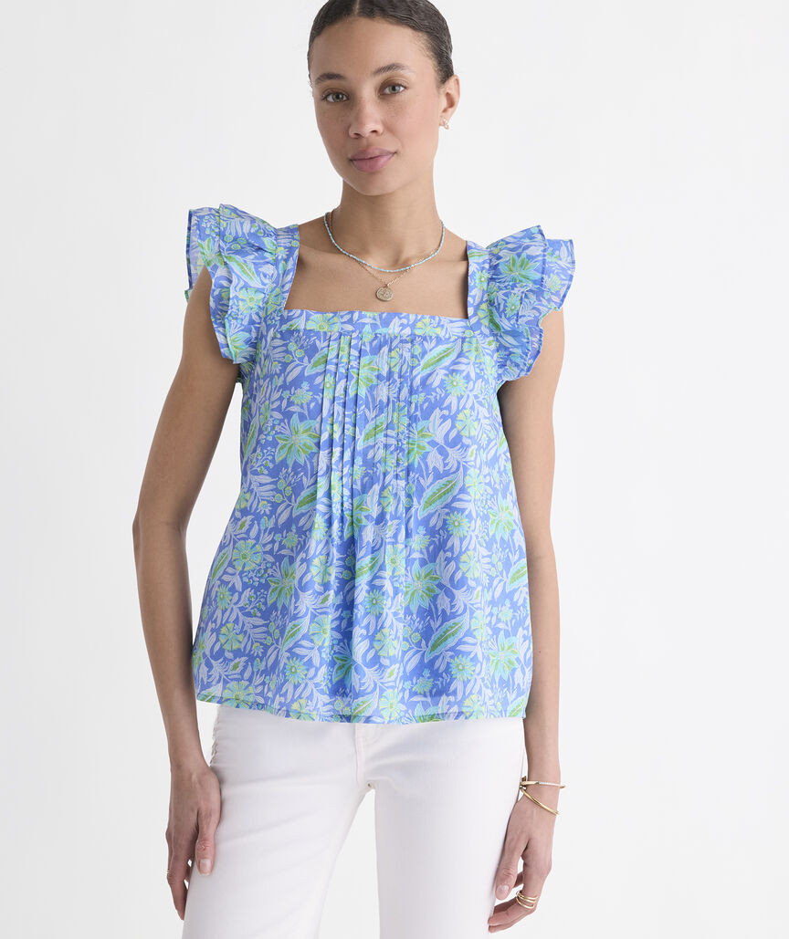 Shiloh Square Neck Top | vineyard vines