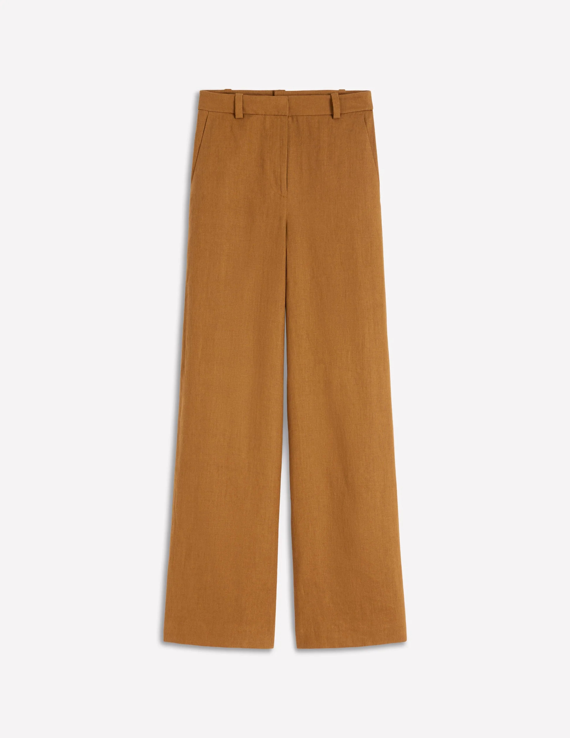 Belgravia Linen Pants-Olive Green | Boden (US)