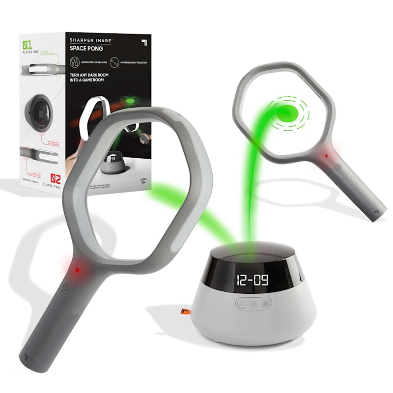 Sharper Image LED Projection Pong Game | At Home