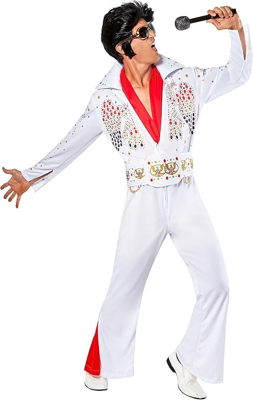 Elvis Now Deluxe Aloha Elvis Costume | Amazon (US)