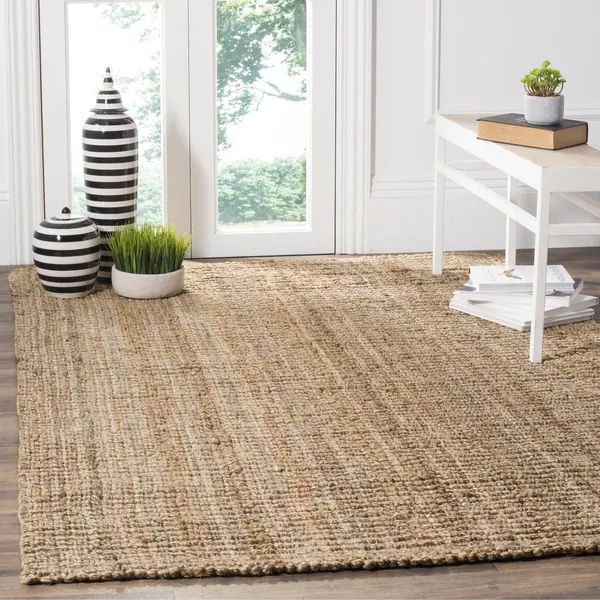 Safavieh Casual Natural Fiber Hand-Woven Natural Accents Chunky Thick Jute Rug (9' x 12') | Bed Bath & Beyond