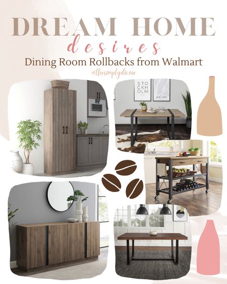 Gorgeous dining room rollbacks from Walmart! Had to dig for these, but I’m absolutely obsessed. 😳✨

| Walmart | dining room | sale | dining sale | holiday | home | home sale | home decor | 

#LTKHoliday #LTKhome #LTKsalealert